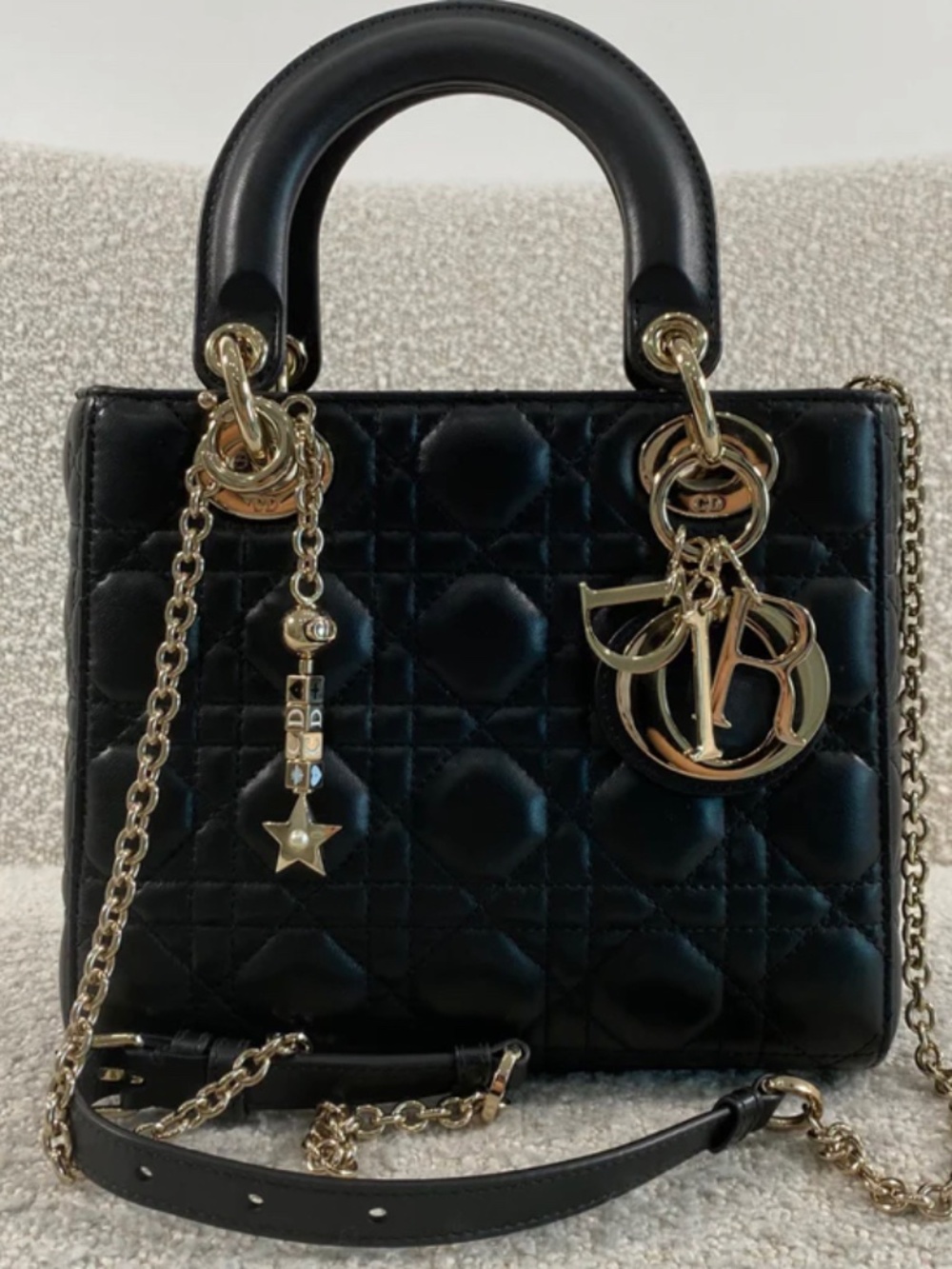 Authentic Pre-Owned Dior Lady Dior My ABCDior Bag Black Small